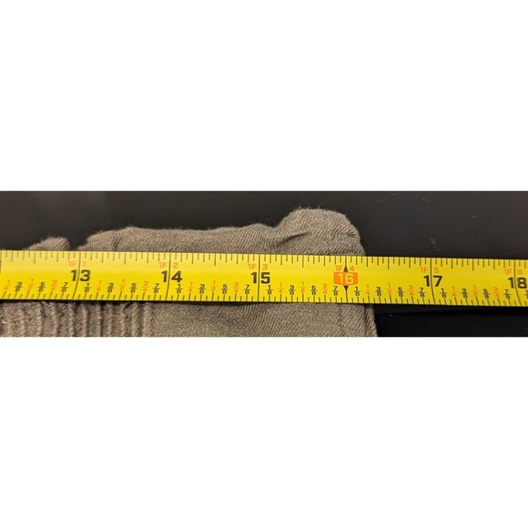 Brochu Walker Loana Pants Women's Size Large Brown Linen Blend Crop Bottoms - Picture 6 of 7